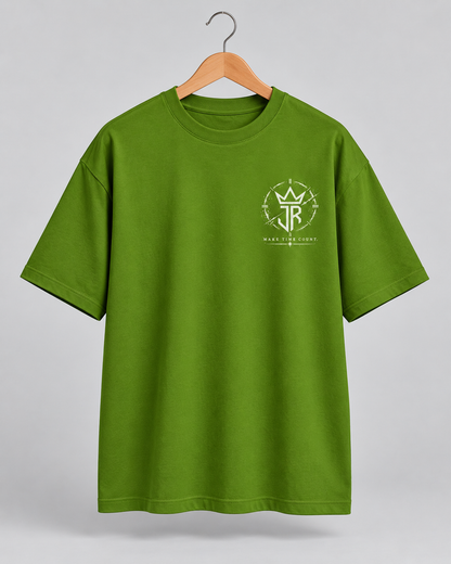 STOP WAITING. START LIVING. Oversized Graphic T-Shirt