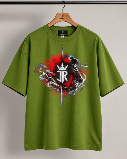 DISCIPLINE OVER MOTIVATION Oversized Graphic T-Shirt