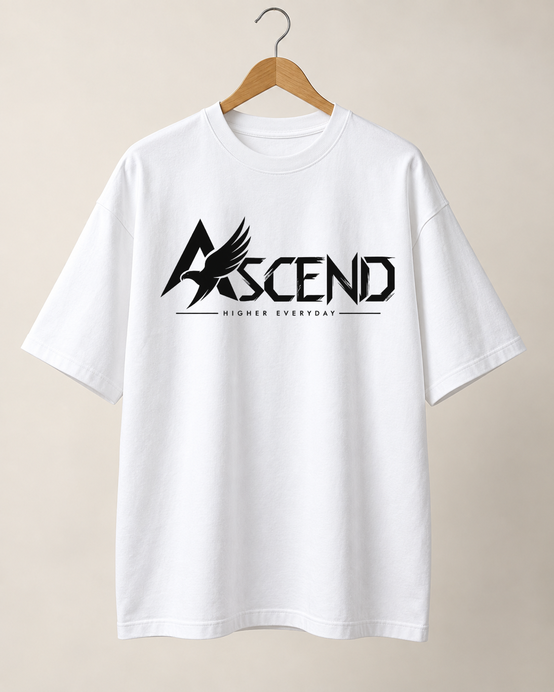 ASCEND Eagle Oversized Graphic T-Shirt