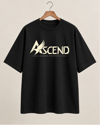 ASCEND Eagle Oversized Graphic T-Shirt