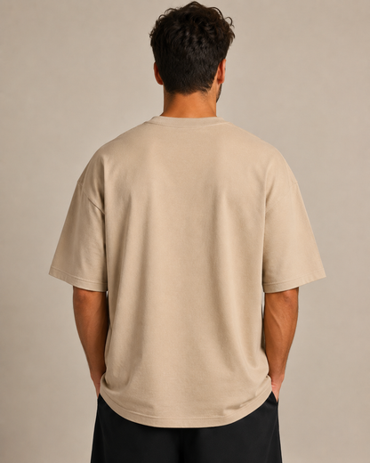 MILES MAKE MEN ROADBORN Oversized Biker T-Shirt