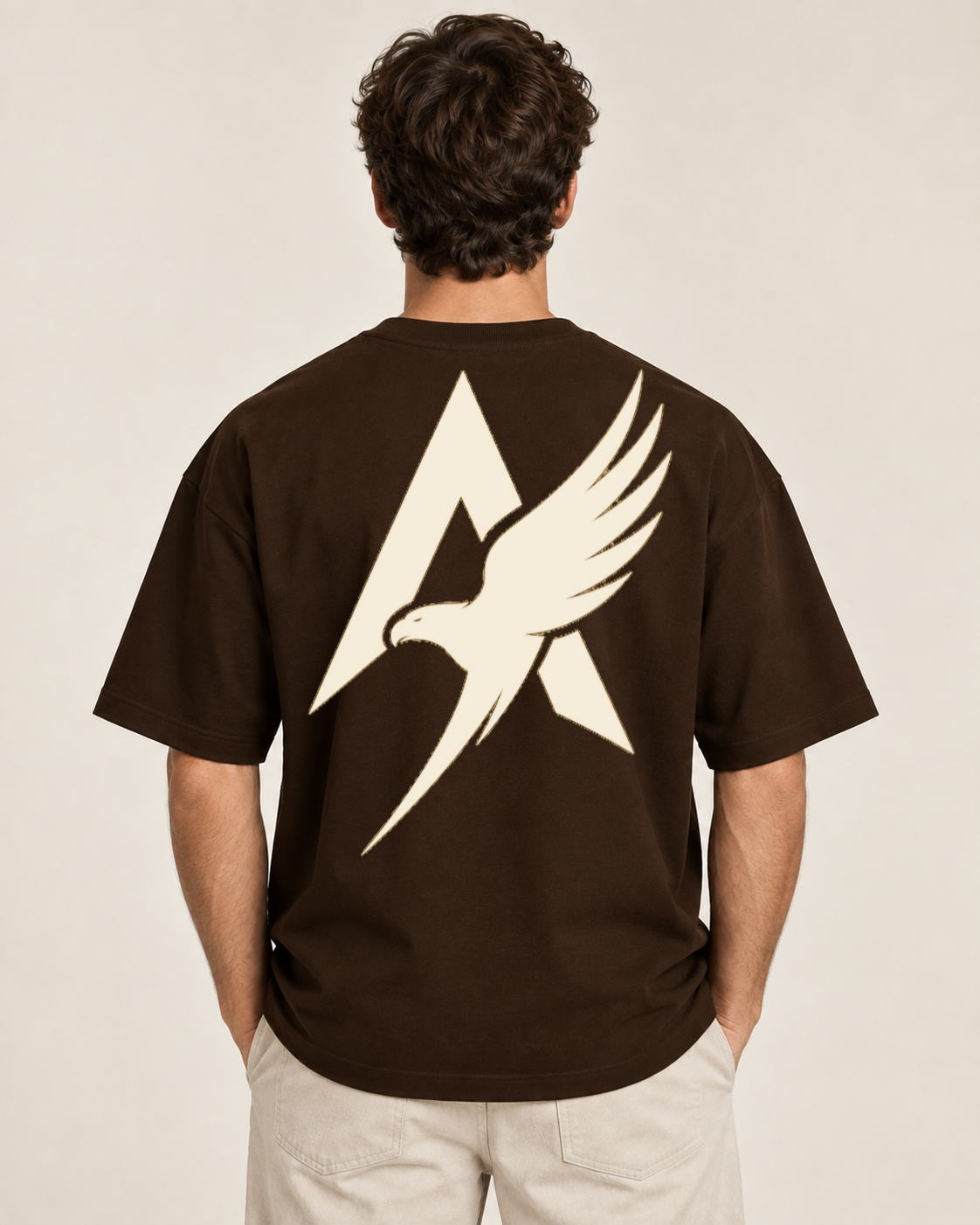 ASCEND Eagle Oversized Graphic T-Shirt
