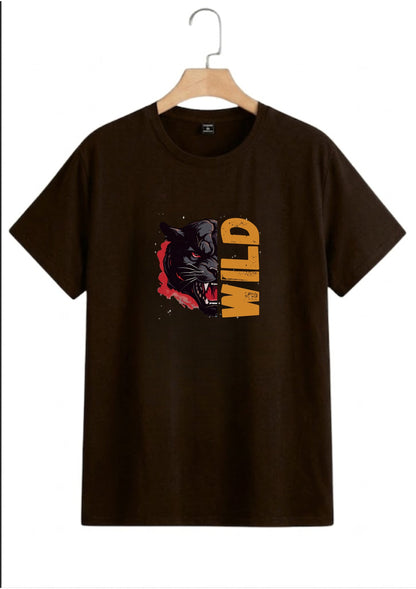 WILD PANTHER Oversized Graphic T-Shirt